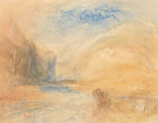 Mountain Landscape with Lake